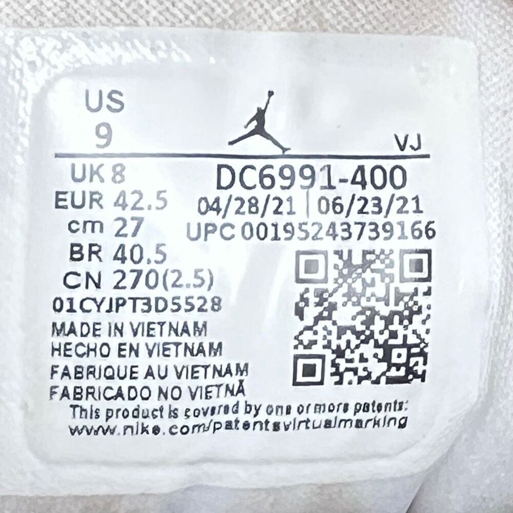 Nike Air Jordan 1 Low - Blue/White - Size 9.5 Excellent Preowned Condition - Picture 8 of 14